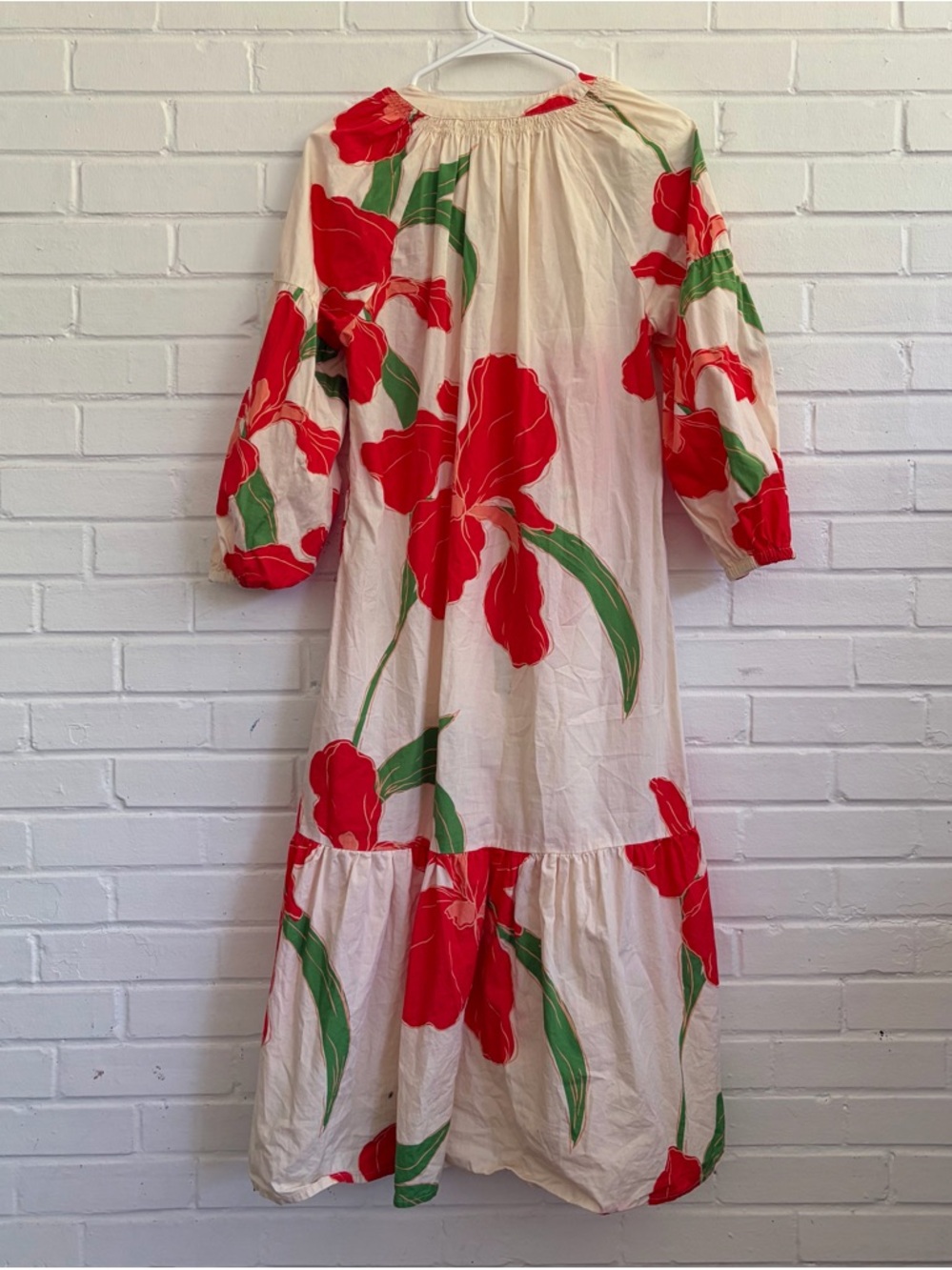 Pants Store 100% Cotton Floral Midi Dress, SZ M EUC 🌺 - Picture 7 of 7